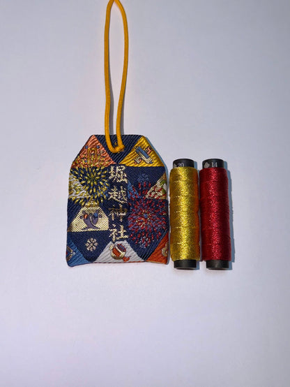 【DANIELA MARIBELコラボ夏祭り限定刺繍お守り】花火柄