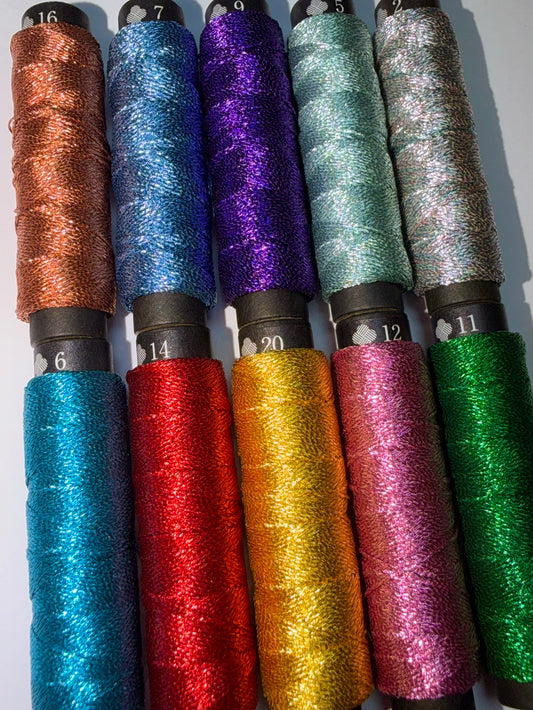 【オプション糸カラー選択】クロス刺繍柄